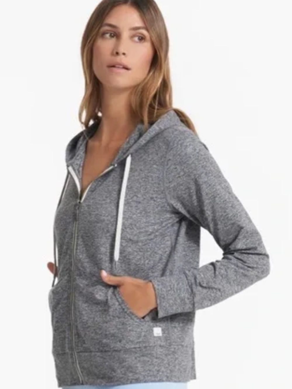 Vuori Heathered Gray Hoodie